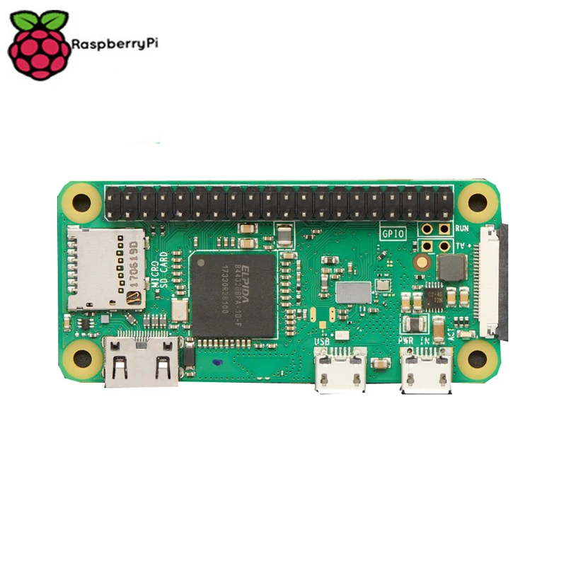 Raspberry Pi Zero W/WH RPi Zero WH мини-ПК RPI 0 WH 1GHz cpu 512MB ram с Bluetooth 4,1 беспроводной LAN 40PIN GPIO Коннекторы