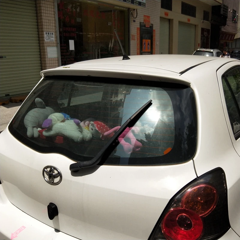 ABS материал для Toyota Yaris 2006 2011 спойлер автомобиля заднего крыла праймер цвет задний