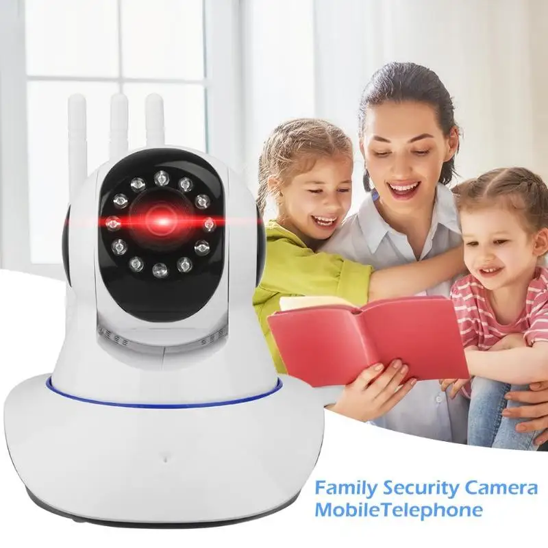 1080P IP камера Q6 беспроводная WiFi 2MP наблюдения Домашняя безопасность ночное видение