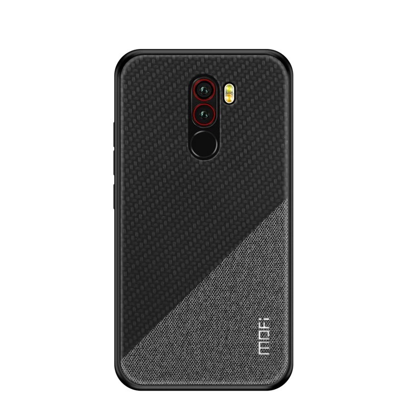 Оригинальный MOFI углеродный волоконный тканый смесь цветов ПК чехол для Xiaomi Pocophone