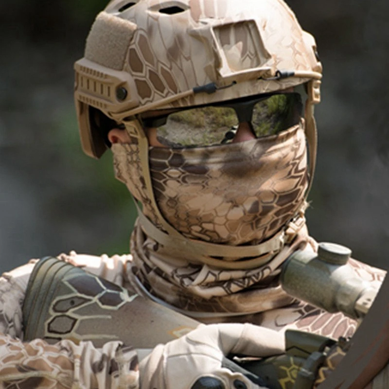 Открытый тактический Kryptek Балаклава полный уход за кожей лица маска Airsoft multi al Tight