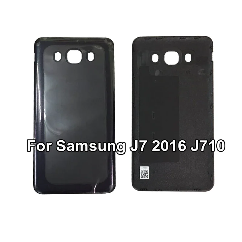 Для Samsung для Galaxy J7 2016 J710 J710F случае Корпус задняя крышка сзади Батарея дверь с NFC |