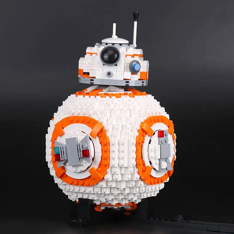 05128 Star Toys Wars Double bb8 робот совместим с новыми 75187 комплектами детские конструкторы детские игрушки «сделай сам» подарки на день рождения для мальчиков