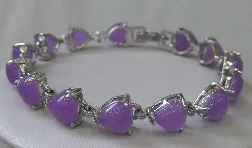 Wyan shipping&gt красивый фиолетовый браслет с сердцем fu 5 25|fu|bracelet n |