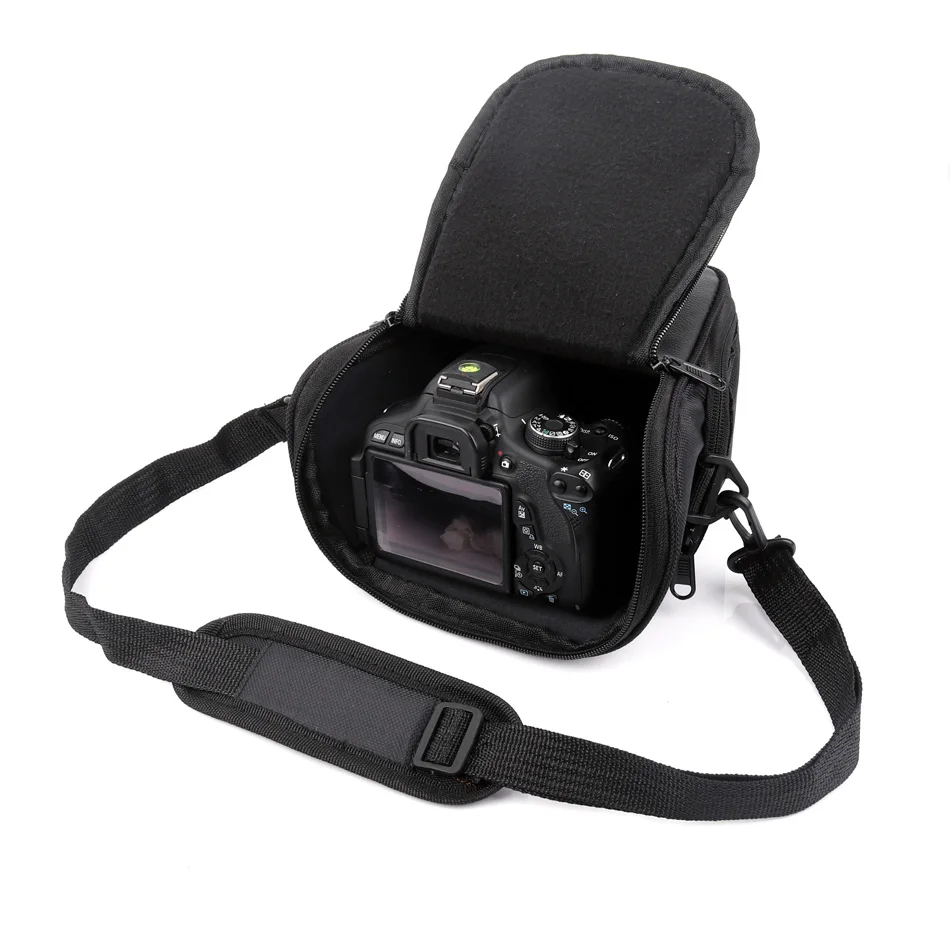 Модный чехол на плечо для камеры Canon EOS 200D 7D 77D 80D 800D 1200D 1100D 1300D 6D 70D 760D 750D 700D 600D 100D 550D