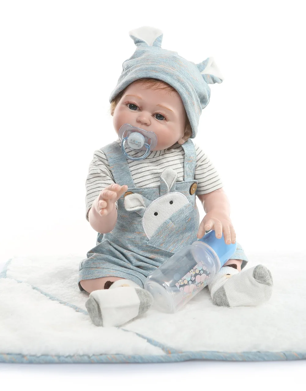 NPK 49 см силиконовый reborn baby doll twins мальчик и девочка bebes ручная краска красная кожа
