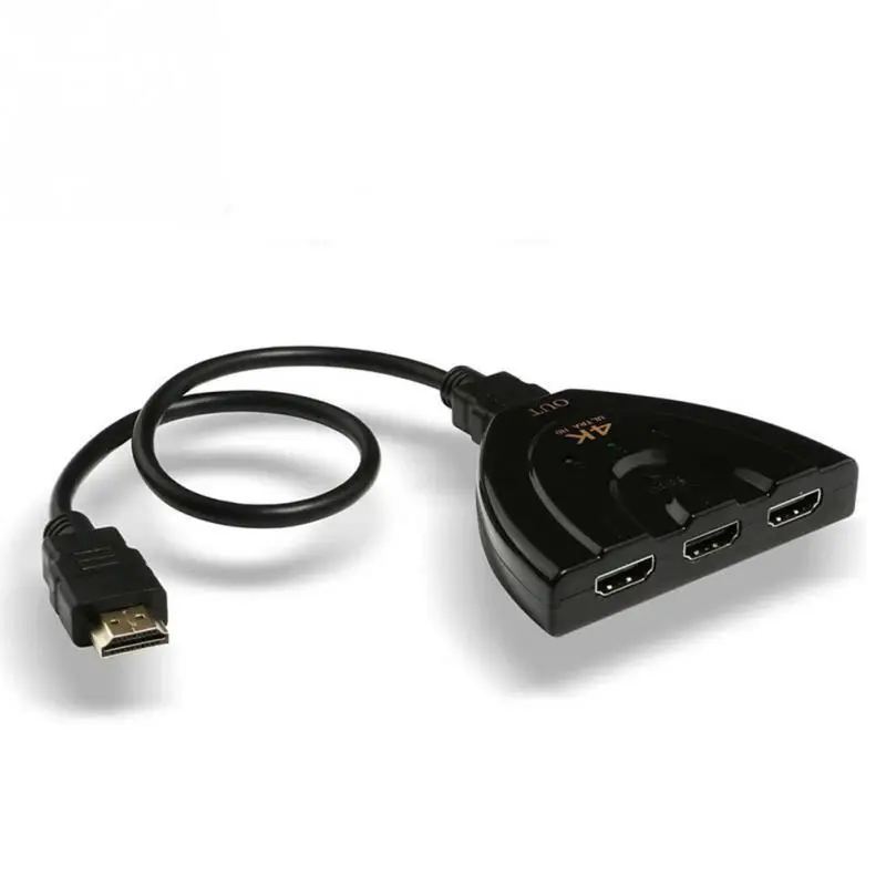 Высокое качество мини 3 порта HDMI сплиттер 4K * 2K HD видео коммутатор Поддержка PS4