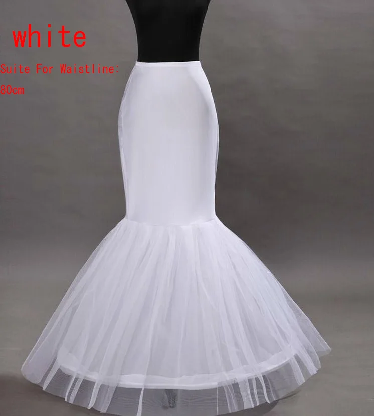 Petticoat-White Женское платье невесты De Soiree платье подружки невесты с юбкой-годе с открытыми плечами вечерние элегантные vestido de festa длинное выпускное платье - Цвет: Petticoat-White