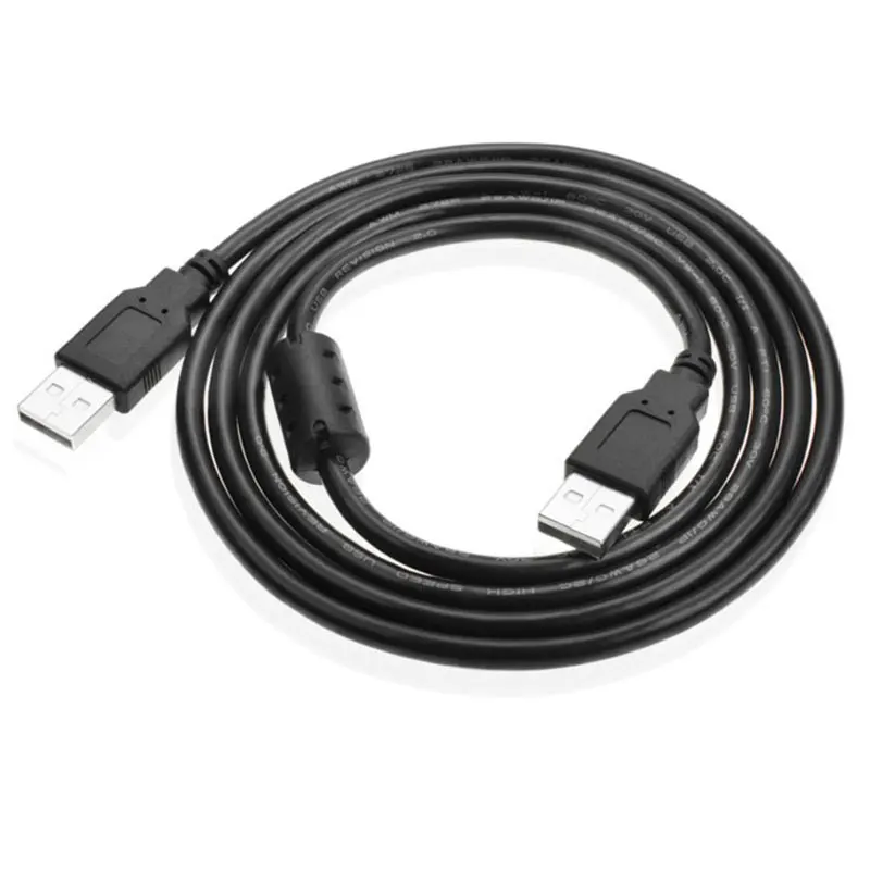 Экранированный Кабель USB 2 0 типа A папа-папа черный 1 5 м 3 | Компьютеры и офис