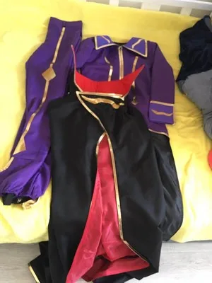 full set Аниме код Geass ZERO Lelouch Lamperouge Косплей костюмы на Хэллоуин на заказ - Цвет: full set