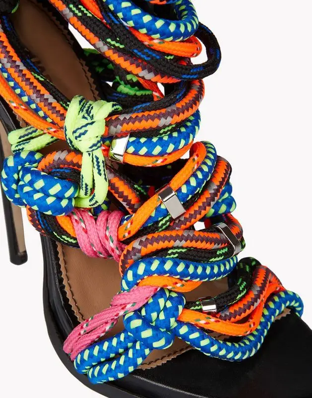 Svonces/Новинка года; летняя пикантная обувь; Chaussure Femme; женские босоножки с ремешком на лодыжке; сандалии-гладиаторы на высоком каблуке; женская обувь на шнуровке; zapatos