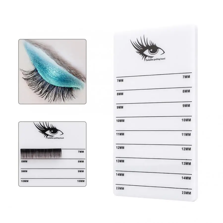 False Eyelashes Natural 7-15mm Eyelash Tray Stand Lashes Extension Grafting Planting Acrylic Board Makeup Tool | Красота и здоровье