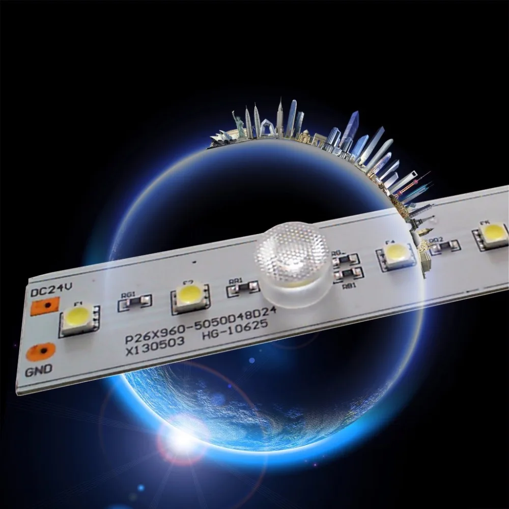 Водонепроницаемый объектив 5050 SMD светильник 10*60 градусов объектив PC 5050
