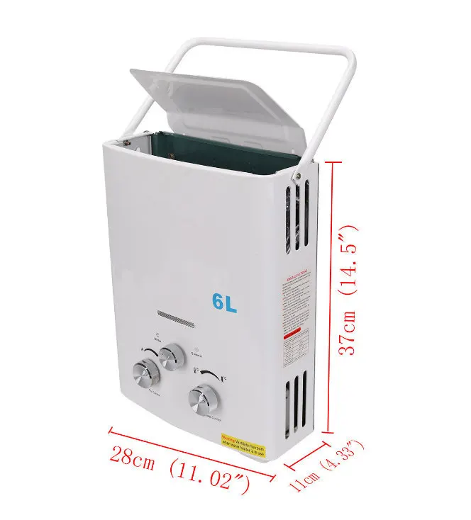 ЕС) Настоящий дымовой Тип Lgp Мгновенный/stainlessness Ul 6l Lpg пропан газ нержавеющая водонагреватель мгновенный котел