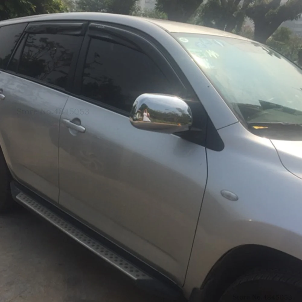 AITWATT для Toyota RAV4 RAV 4 2009 2010 2011 2012 ABS Хром Авто Наружное зеркало заднего вида крышка Боковая дверь Зеркало планки 2 шт