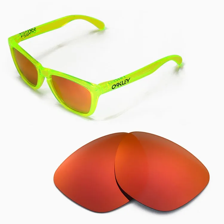 Walleva Поляризованные Сменные линзы для солнцезащитных очков Окли Frogskins 7 цветов