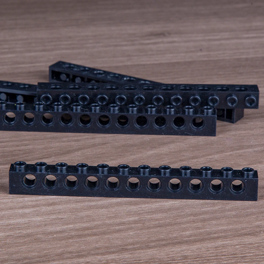

5-10Pcs/lot DECOOL high-tech Beam Arm1x12 With 11 Holes Compatible with 3895 #11 MOC Blocks Bricks Toys Car Parts