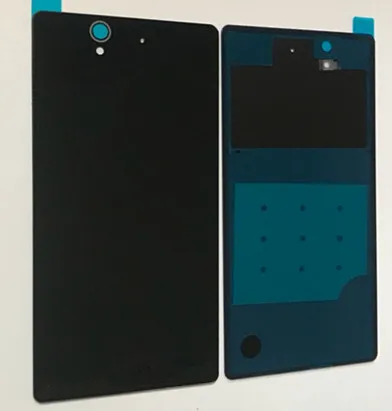 Для sony Xperia Z L36H L36i C6603 C6602 LT36 Крышка батарейного отсека Корпус Дверная панель Запчасти Замена Задняя стеклянная крышка с клеем
