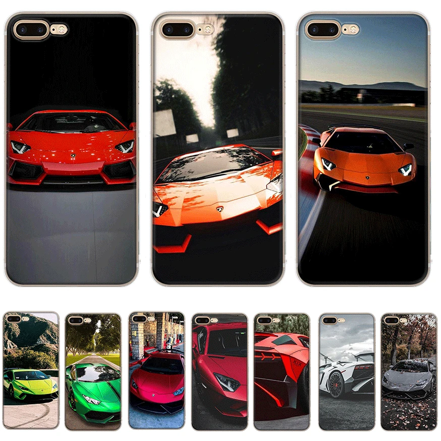 Чехол для мобильного телефона Lamborghini iPhone 7 8 6 6s Plus 11 Pro X XS Max XR 5 5S SE |