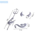 3D Автомобильная наклейка Devil 3 цветов, Стайлинг автомобиля, наклейка для SUZUKI SWIFT Grand Vitara 2017 SX4 Jimny GSR 600 Samurai