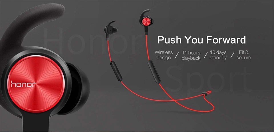 Оригинальные беспроводные Bluetooth наушники HUAWEI Honor AM61 xSport с гарнитурой Bluetooth 4,1 для Xiaomi Android IOS