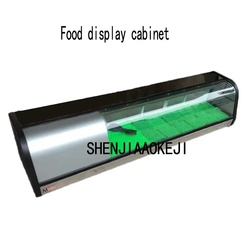 

Single-layer Sushi Cabinet 1200 Fresh Cabinet Refrigerated Food Display Cabinet 220V 210W 50Hz 1PC