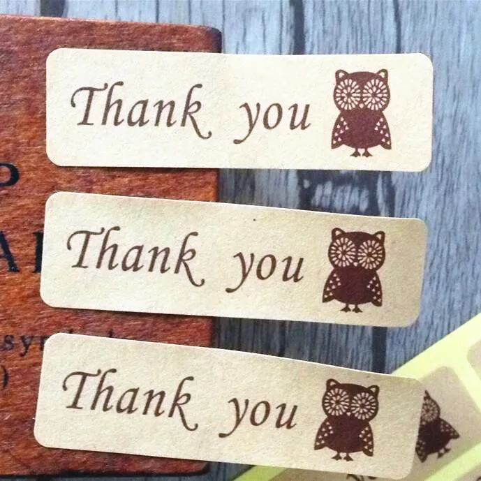 120 шт. прямоугольные Подарочные наклейки в виде совы|vintage products|vintage label stickersvintage owl |