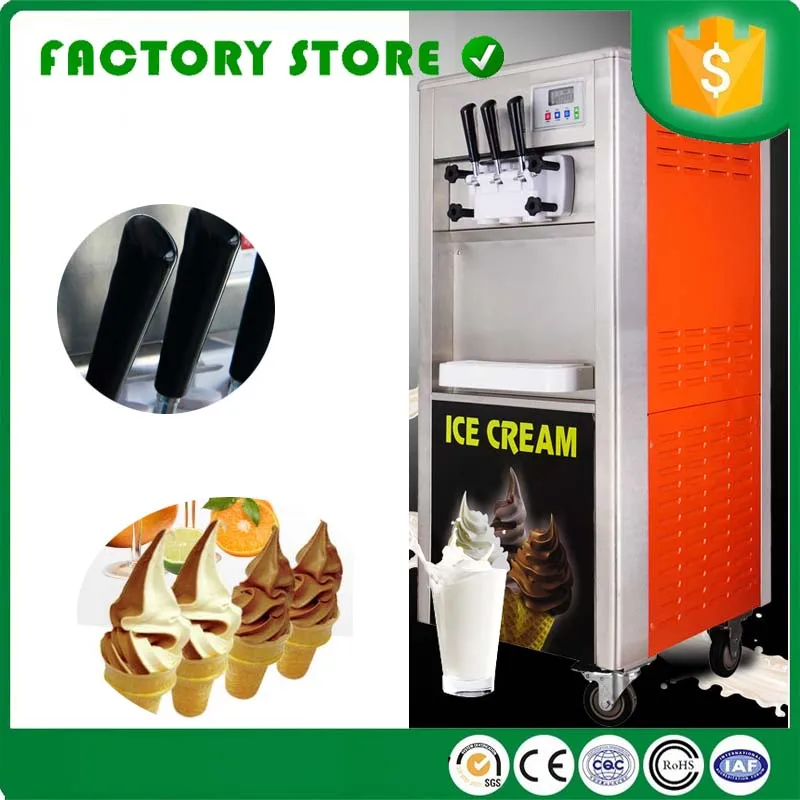 Коммерческое мягкое мороженое машина для продажи порошок смешивания торговый