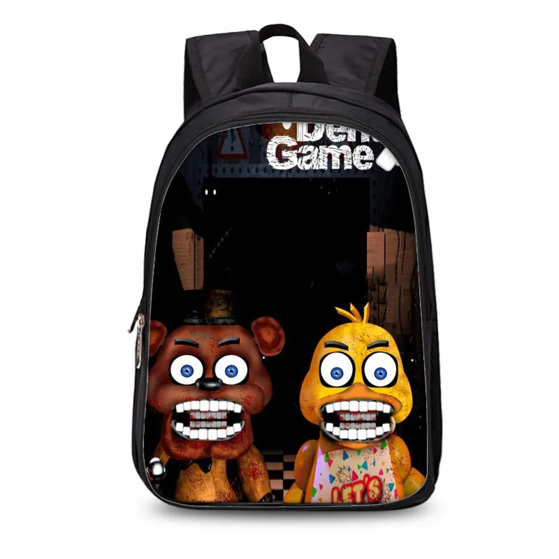 Curel Fancl 17 дюймов Детский рюкзак Five Nights at Freddys, детские школьные сумки для подростков, мальчиков и девочек, школьная сумка для книг, Детская - Цвет: CAMEL