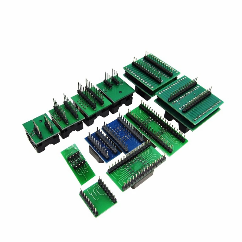 Mini Pro Tl866Ii Plus программист+ 13 адаптеров+ Sop8 зажим 1,8 V Nand Flash 24 93 25 Mcu bios Eprom Avr программа