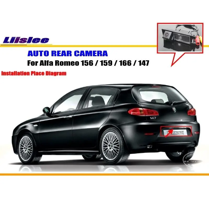 Автомобильная камера заднего вида для Alfa Romeo 156 159 166 147 NTST PAL лампа номерного знака