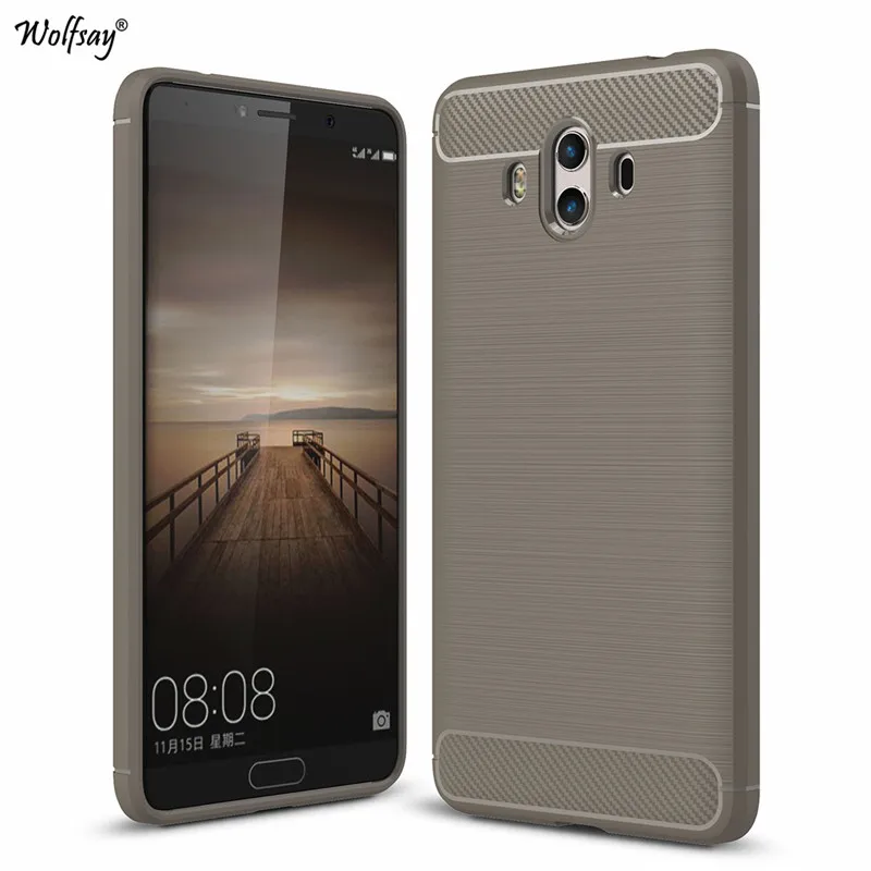 Чехол для huawei mate 10 Wolfsay чехлы мягкий прочный бронированный чехол из ТПУ Coque |