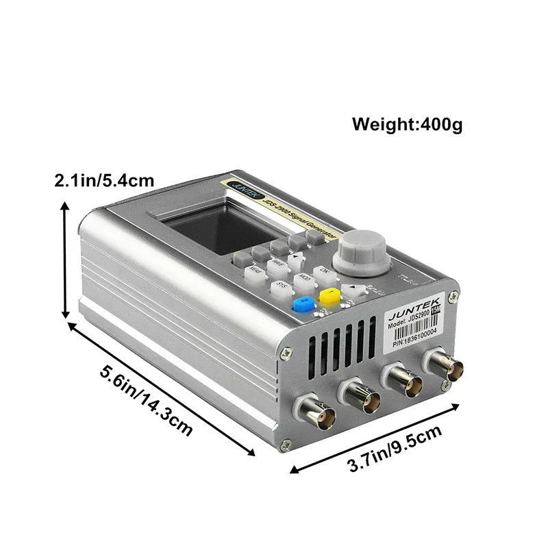 60 МГц JDS2900 ручной двухканальный DDS функция генератор сигналов источник сигнала