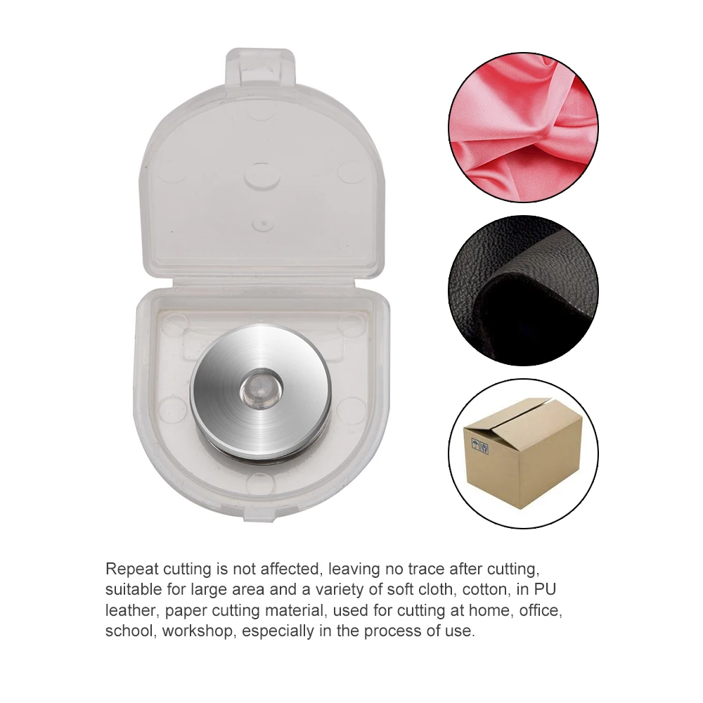 10 шт. вращающиеся режущие инструменты 18 мм запасные лезвия резак для ткани кожи