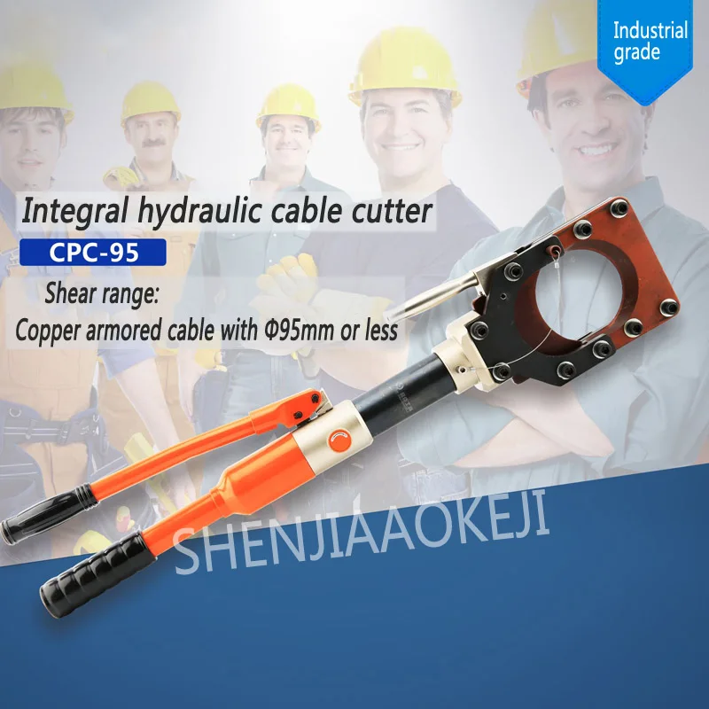 

1PC Hydraulic Cable Cutter Hydraulic Crimping Tools CPC-95 Overall Cable Scissors Fast Copper Armored Cable Clamp Bolt Cutters