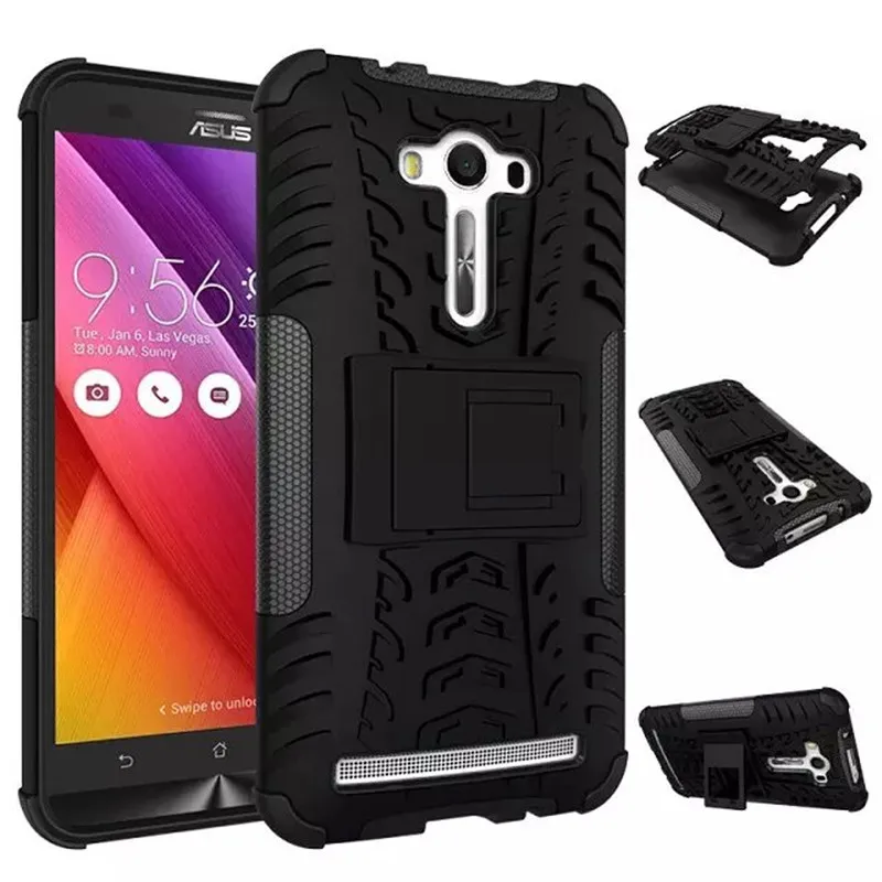 For Asus Zenfone 2 Laser Case ZE500KL 5.0 inch Heavy Duty Armor Hybrid Silicone Hard Phone Cover Ze500kl |