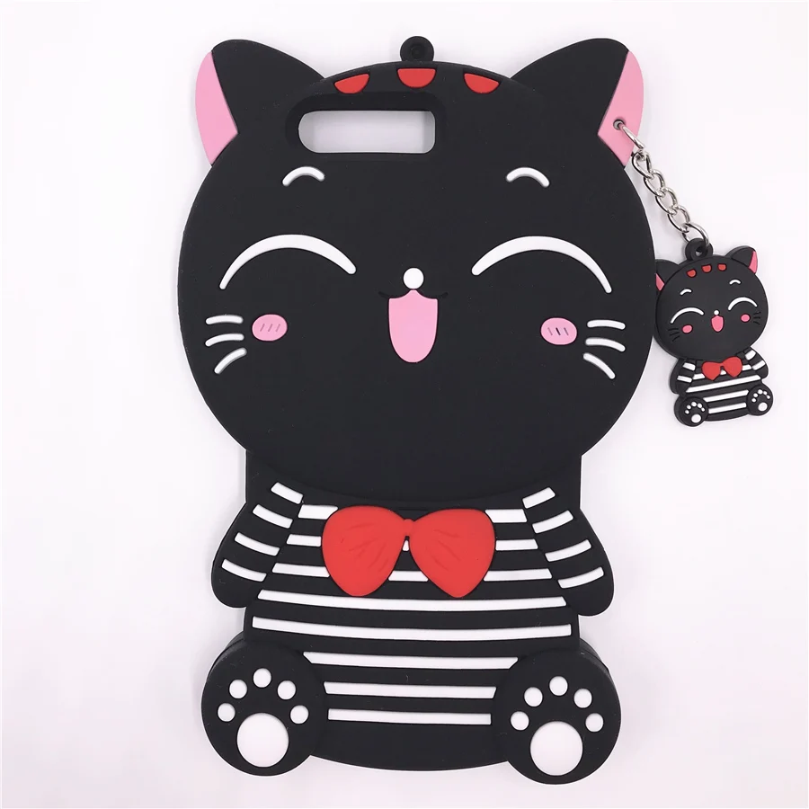 3D мультяшный мягкий силиконовый Рождественский чехол для iPhone 5S 5 6 6S 7 8 Plus X Чехол Минни Джуди Кролик Кот тигр Ститч Единорог животное - Цвет: P38