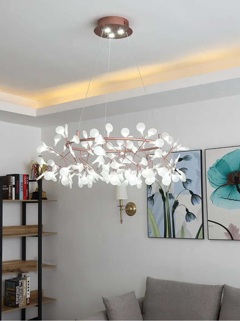 Люстра современный светодио дный блеск люстры потолочные Hanglamp подвеска Luminaria для