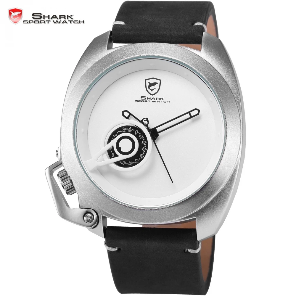 2016 тони акула белый специальный дата классический дизайн кожаный ремешок