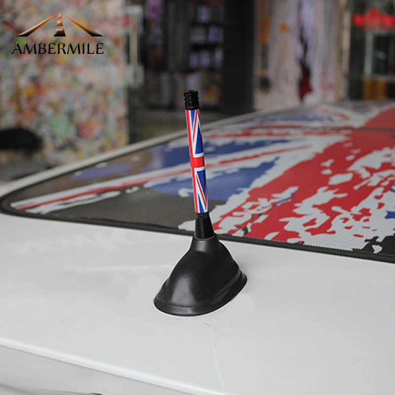 AMBERMILE автомобильная светодиодная антенна fm для Mini Cooper R53 R55 R56 R57 R61 F54 F55 F56 Countryman R60 F60