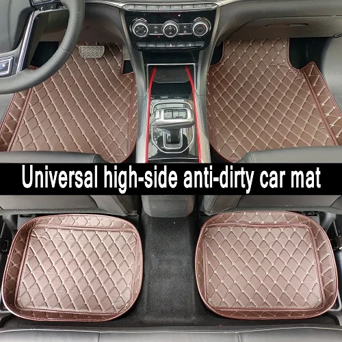 Coffee Автомобильные коврики под заказ для Nissan Note LIVINA Rouge X-trail Altima Qashgai Sentra муранские напольные вкладыши - Название цвета: Coffee