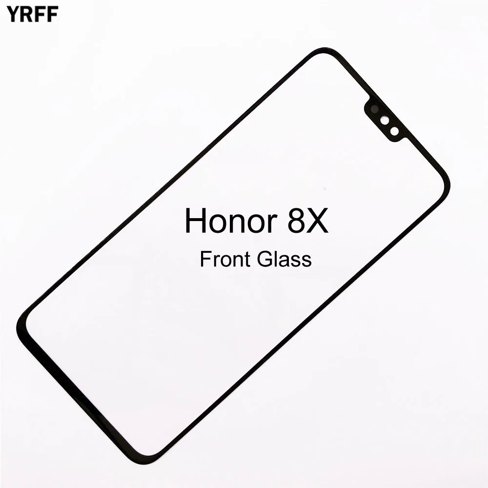 6,5 ''Переднее стекло для мобильного телефона huawei Honor 8X Переднее стекло внешнее стекло замена панели(без сенсорного экрана