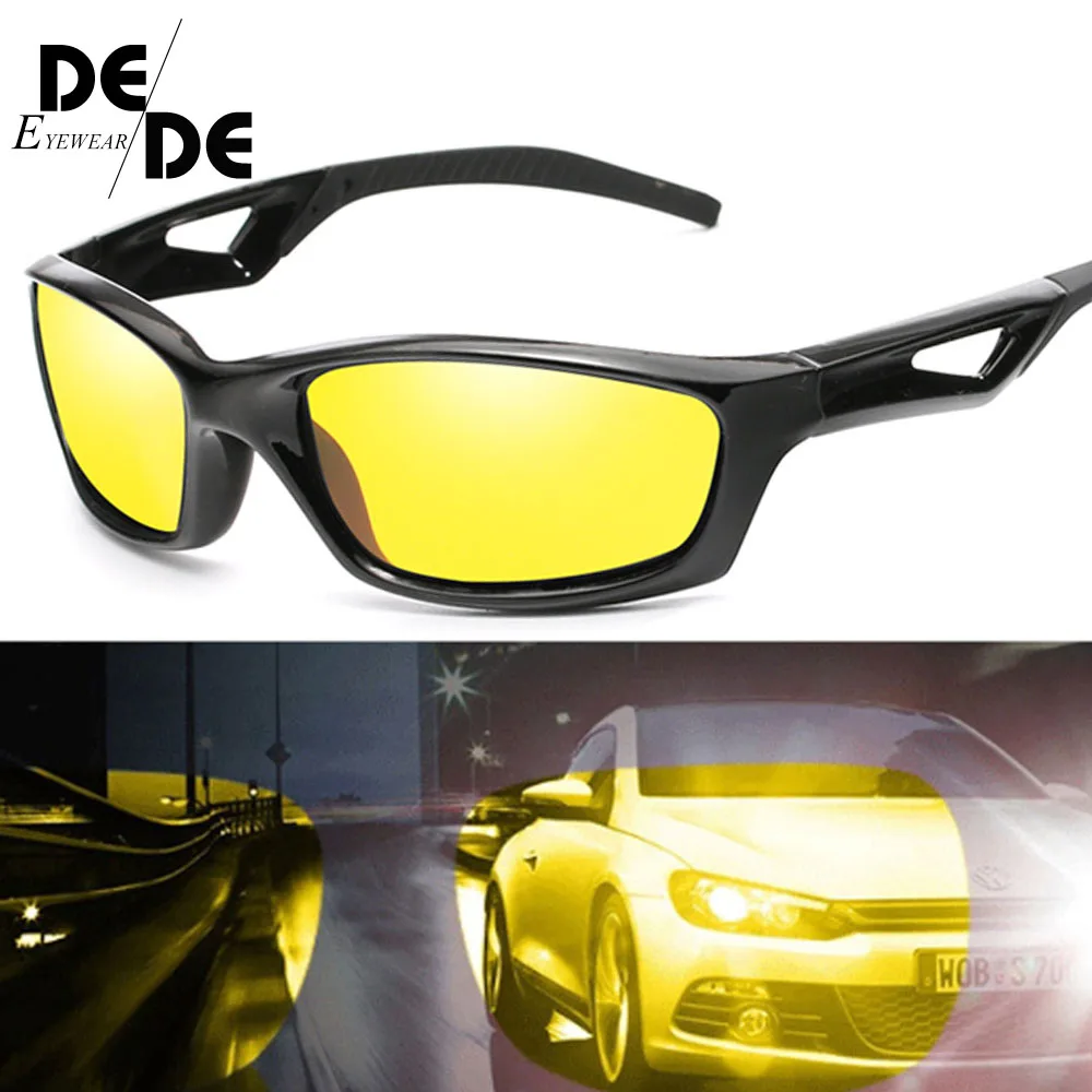 Мужские поляризованные солнцезащитные очки в черной оправе для женщин UV400