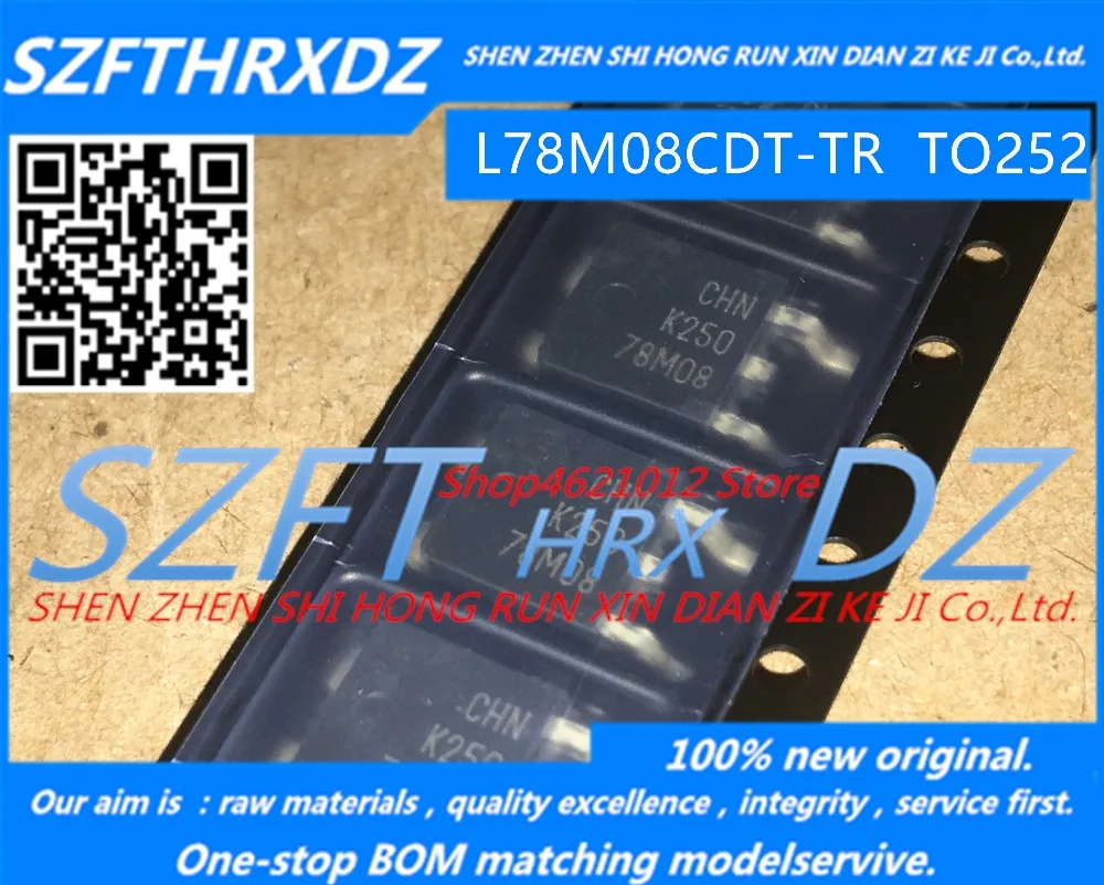 100% Новый оригинальный L78M08CDT-TR L78M08CDT 78M08 78MO8 TO252 | Строительство и ремонт