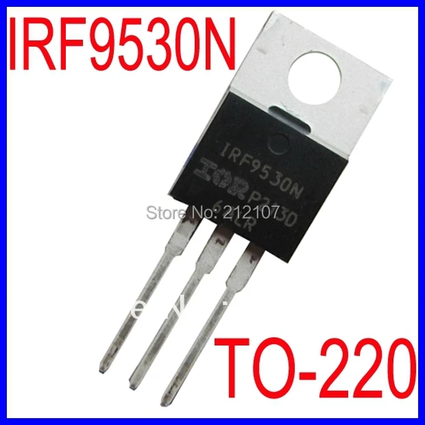 Irf9530n Power MOSFET ( Vdss = 100 В Rds ) 0.20 Ом Id 14а TO 220|mosfet transistor|mosfet dvdmosfet diode |