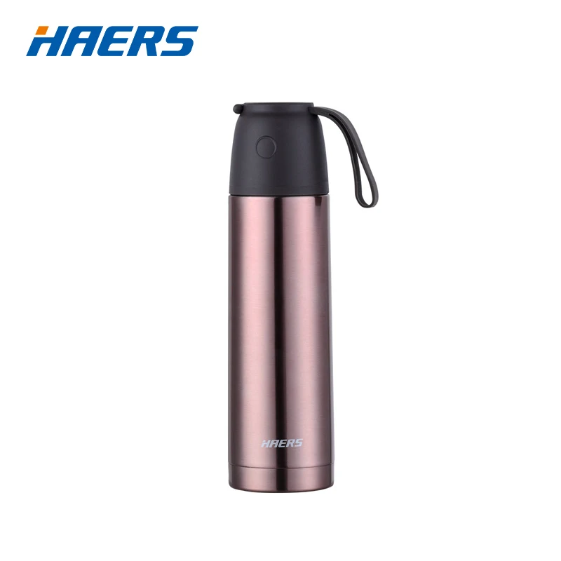 Haers 500 мл Термос 304 нержавеющая сталь BPA бесплатно термосы с веревкой для спорта на