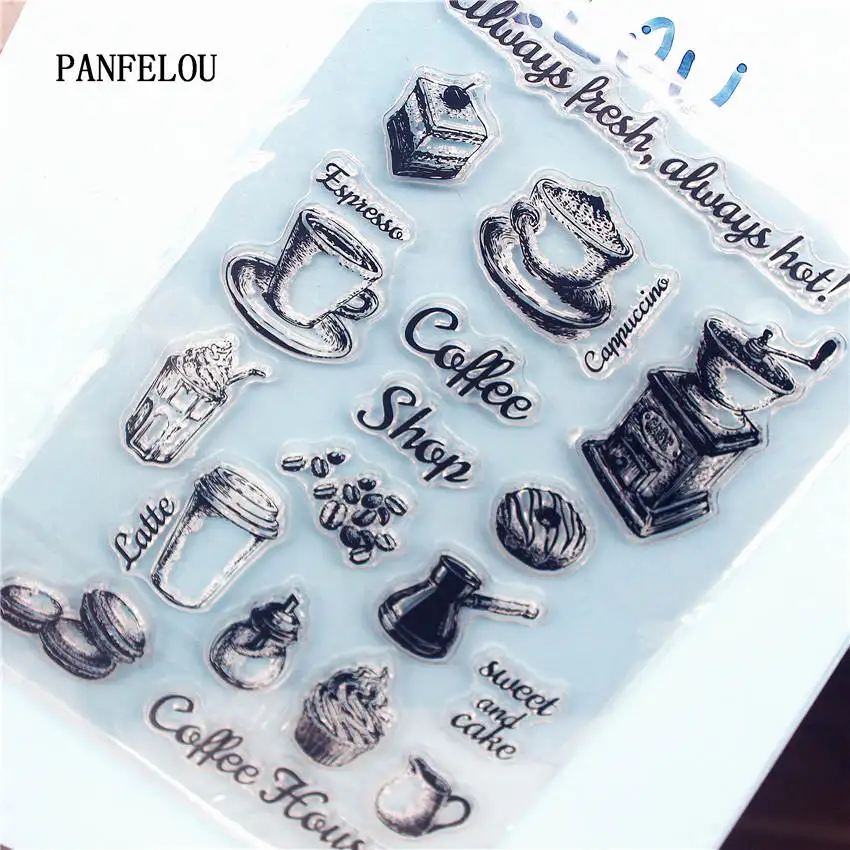 As picture PANFELOU список цветов Прозрачный штамп DIY силиконовые уплотнения Скрапбукинг/изготовление открыток/Фотоальбом украшения принадлежности Листы - Цвет: As picture