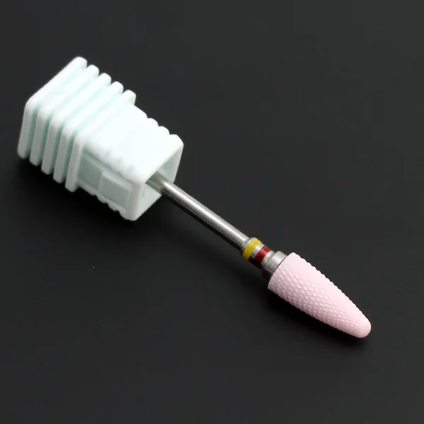 Pink 5 ERUIKA, 20 типов, керамический сверло для ногтей, ротационный сверло для ногтей, фреза для маникюра, педикюра, сверлильный станок, аксессуары, инструменты для дизайна ногтей - Цвет: Pink 5