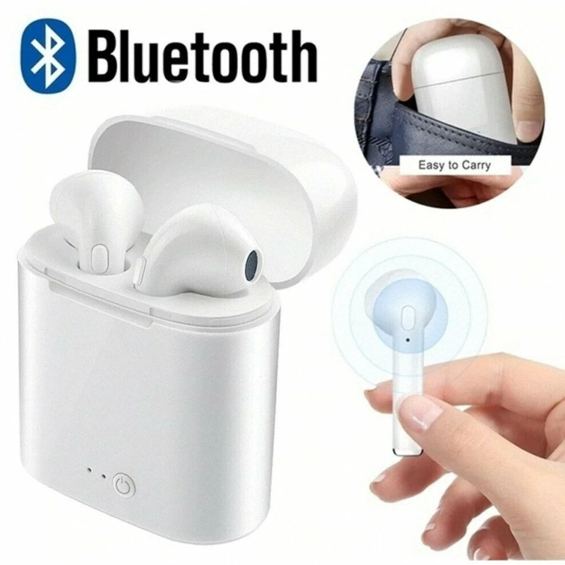 Модернизированный i7 i7s TWS мини беспроводной Bluetooth 5 0 наушники в ухо стерео