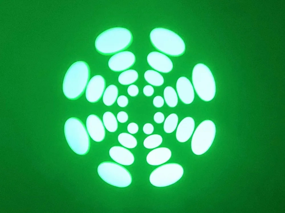 Светодиодный светильник с подвижной головкой/USA Luminums светодиодный DJ Точечный светильник 65 Вт gobo светодиодный dj сканеры супер яркий светодиодный DJ диско-светильник